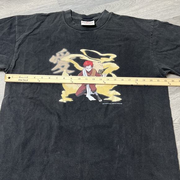 Vintage 2001 Gaara T-Shirt Naruto Black Size XL RARE - Picture 7 of 8